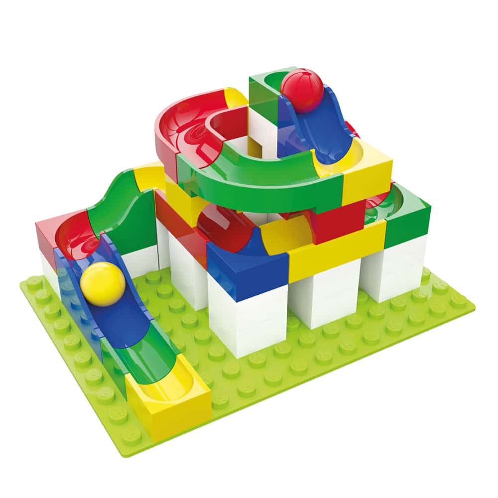 hubelino-mini-building-box-45-teiliges-kugelbahn-startset image 2