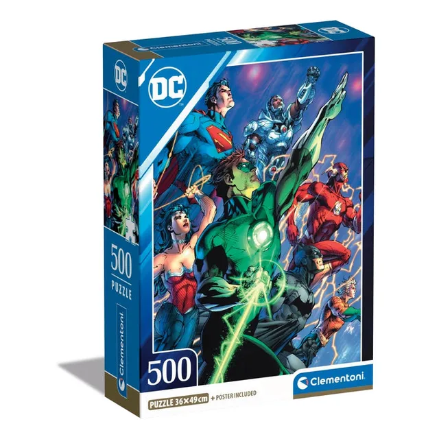 clementoni-dc-comics-puzzle-500-teile image 1
