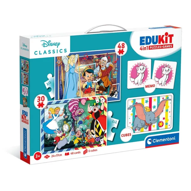 clementoni-edukit-4-in-1-disney-classics-lernspiel-set image 1