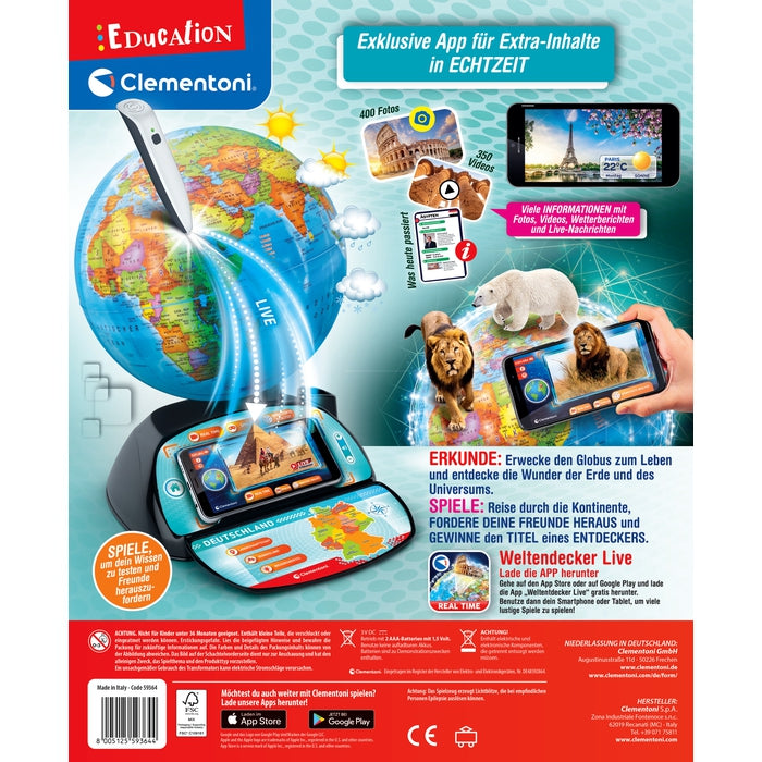 clementoni-scienza-e-gioco-lab-digitaler-globus-real-time-mit-app image 6