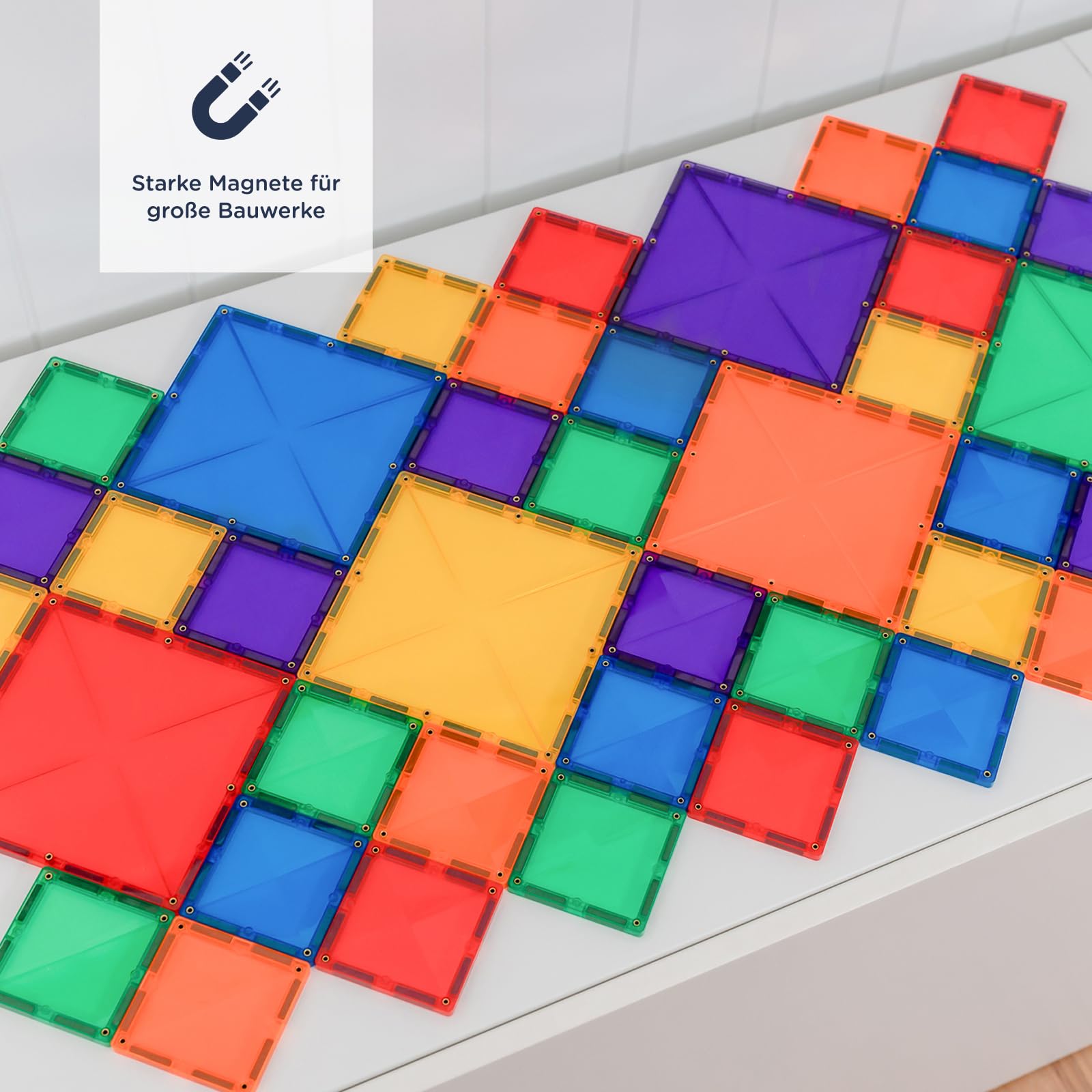 connetix-regenbogen-quadrat-pack-magnetbausteine-42-st-ck image 2