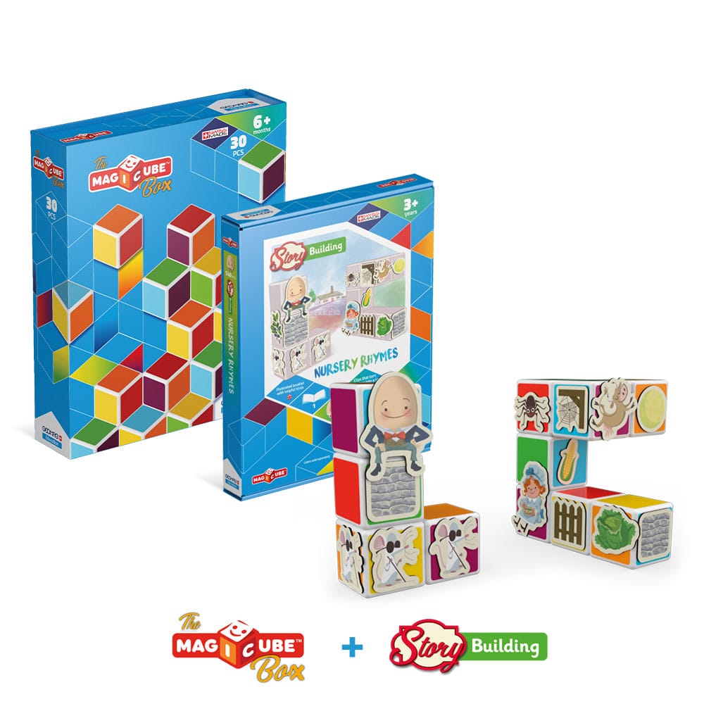 geomag-magicube-box-nursery-rhymes-bundle-magnetisches-konstruktionsspiel image 1
