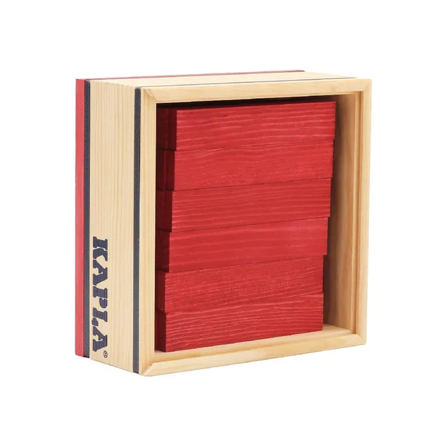 kapla-set-40-baukl-tze-rot-holzpl-ttchen-erg-nzung image 1