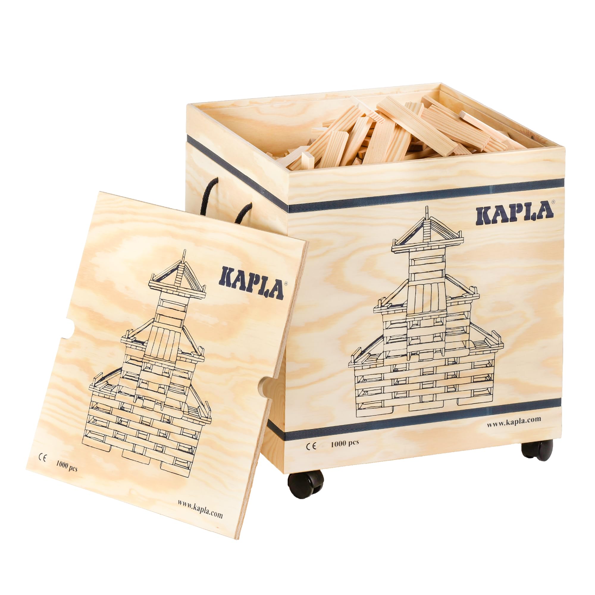 kapla-1000er-kiste-1000-holzpl-ttchen-natur-konstruktionsspiel image 1