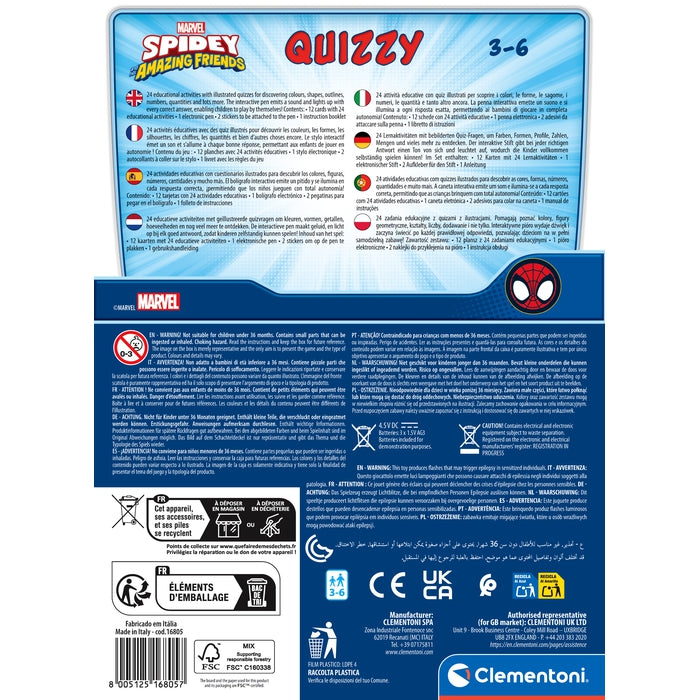 clementoni-e-lektor-quiz-basic-spidey-und-seine-freunde-elektronisches-lernspiel image 6