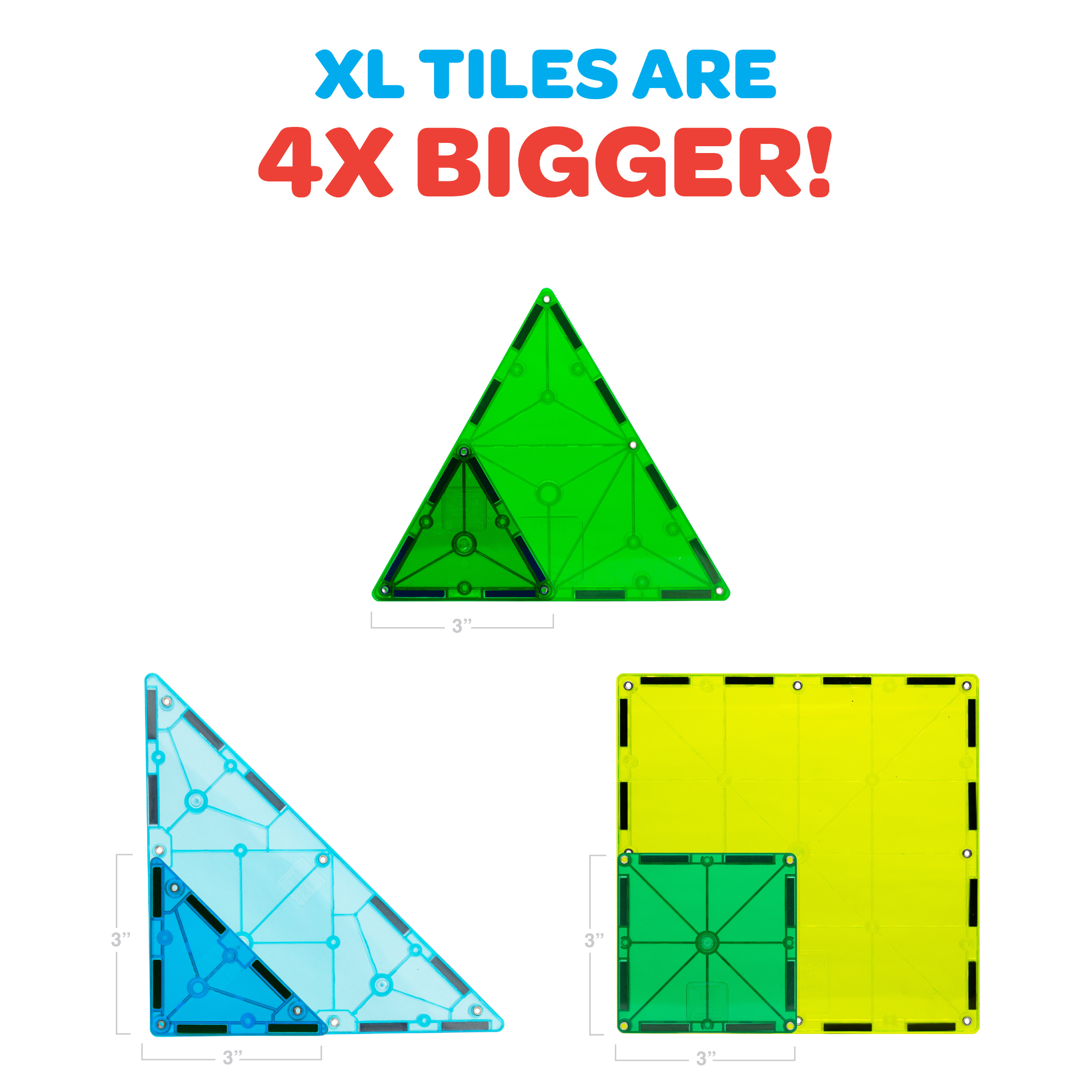 magna-tiles-dino-world-xl-50-teiliges-dinosaurier-magnet-bauset image 6