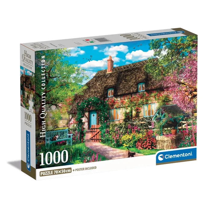 clementoni-the-old-cottage-puzzle-1000-teile-70-x-50-cm image 1