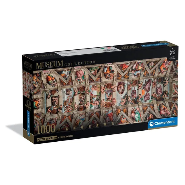 clementoni-puzzle-vaticani-sistina-1000-teile-98-x-33-cm image 1
