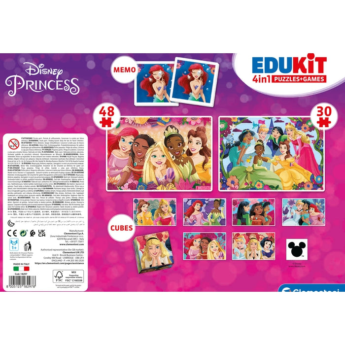 clementoni-edukit-4-in-1-disney-princess-puzzle-memo-w-rfelpuzzle-set image 7
