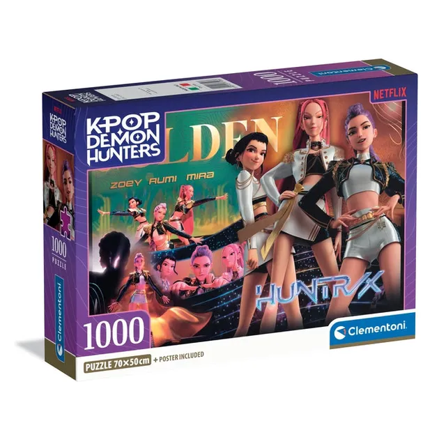 clementoni-puzzle-kpop-demon-hunters-1000-teile image 1