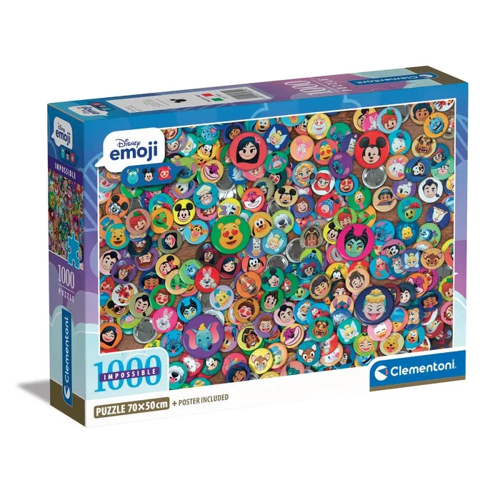 clementoni-disney-emoji-puzzle-1000-teile-70-x-50-cm image 1
