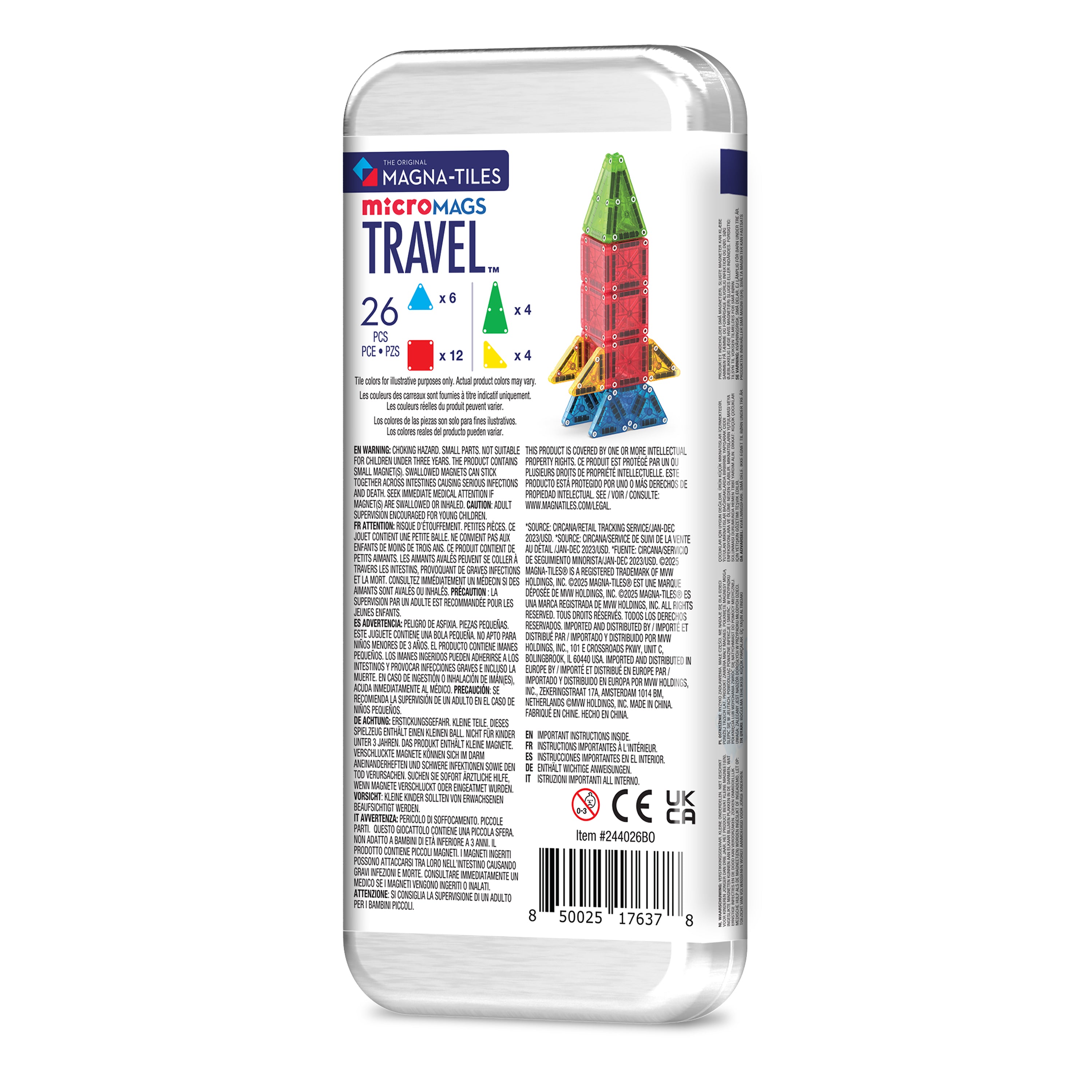 magna-tiles-micromags-travel-26-teiliges-reise-magnetbauset-mit-box image 8