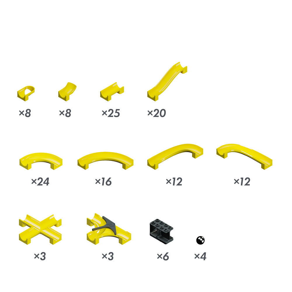 hubelino-pi-kugelbahn-element-set-141-teilig-erweiterungs-set image 3
