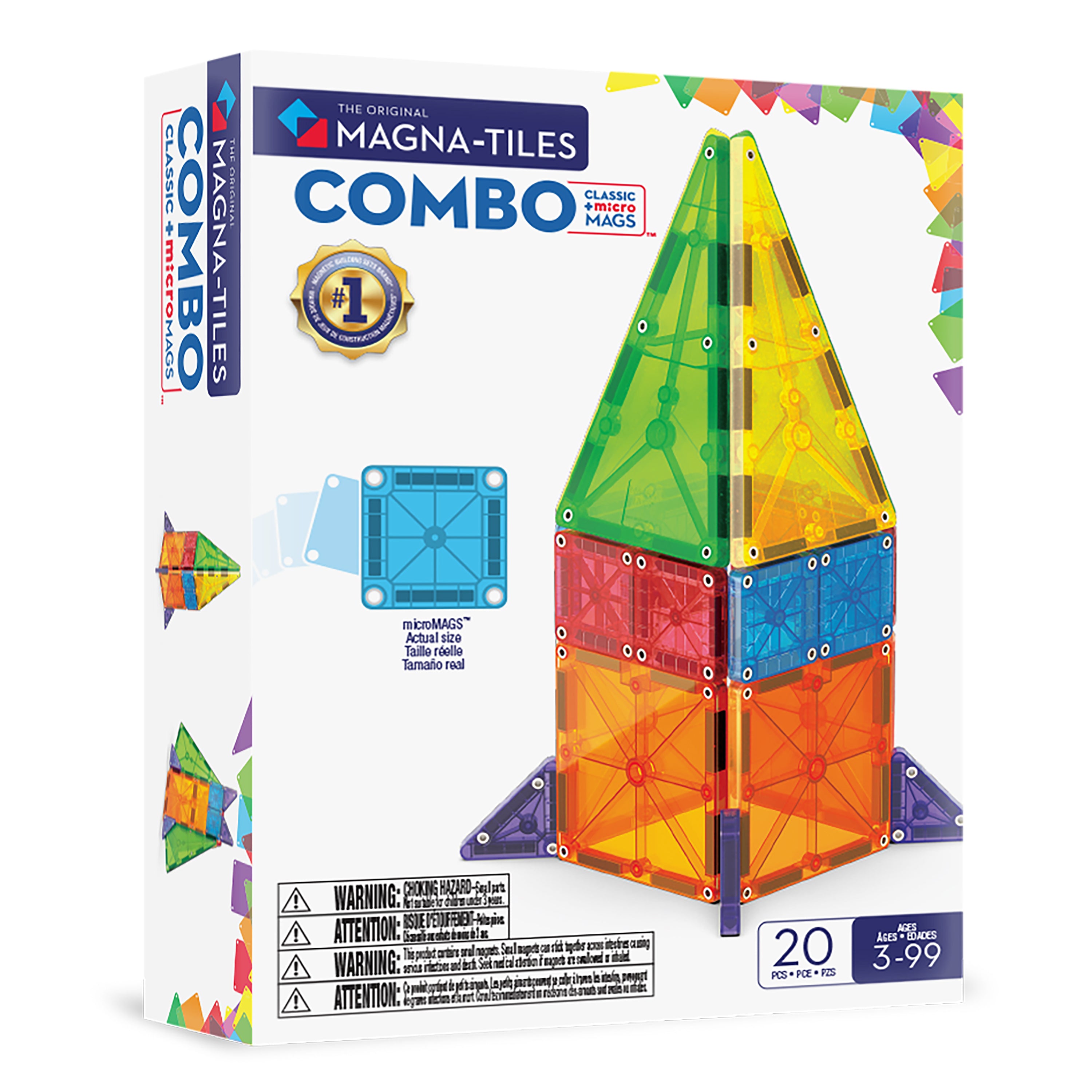 magna-tiles-combo-20-teiliges-magnetbauset-standard-micromags image 1