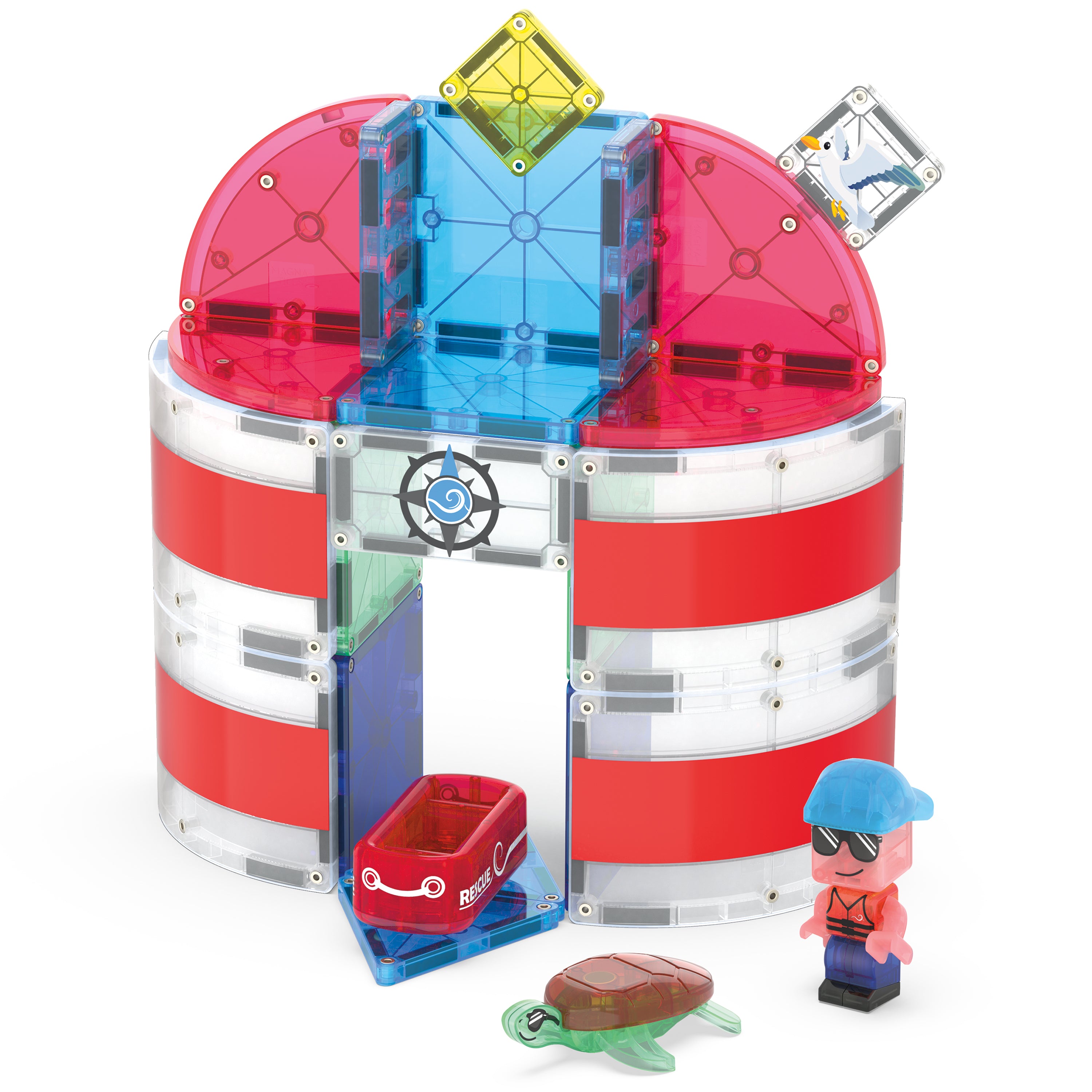 magna-tiles-lighthouse-rescue-26-teile-set-magnet-leuchtturm-bauset image 4