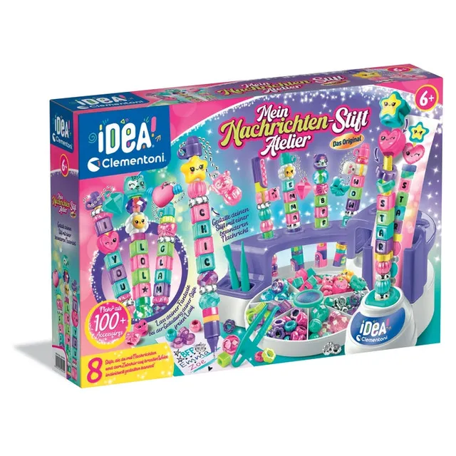 clementoni-mein-stift-atelier-buchstaben-kreativset-zum-personalisieren-von-stif image 1