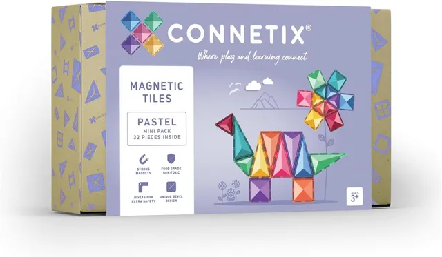 connetix-pastell-mini-pack-magnetbausteine-32-st-ck image 1
