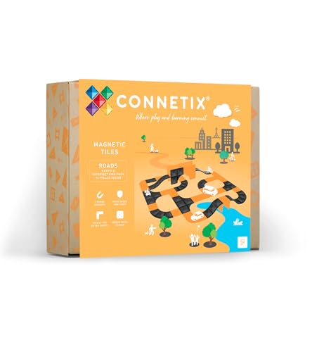connetix-stra-en-rampen-und-kreuzungspaket-magnetbausteine-16-st-ck-schwarz image 7
