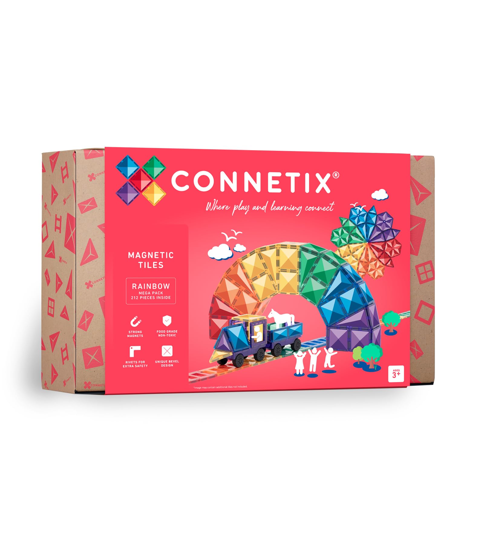 connetix-magnetbausteine-regenbogen-mega-pack-212-st-ck image 1