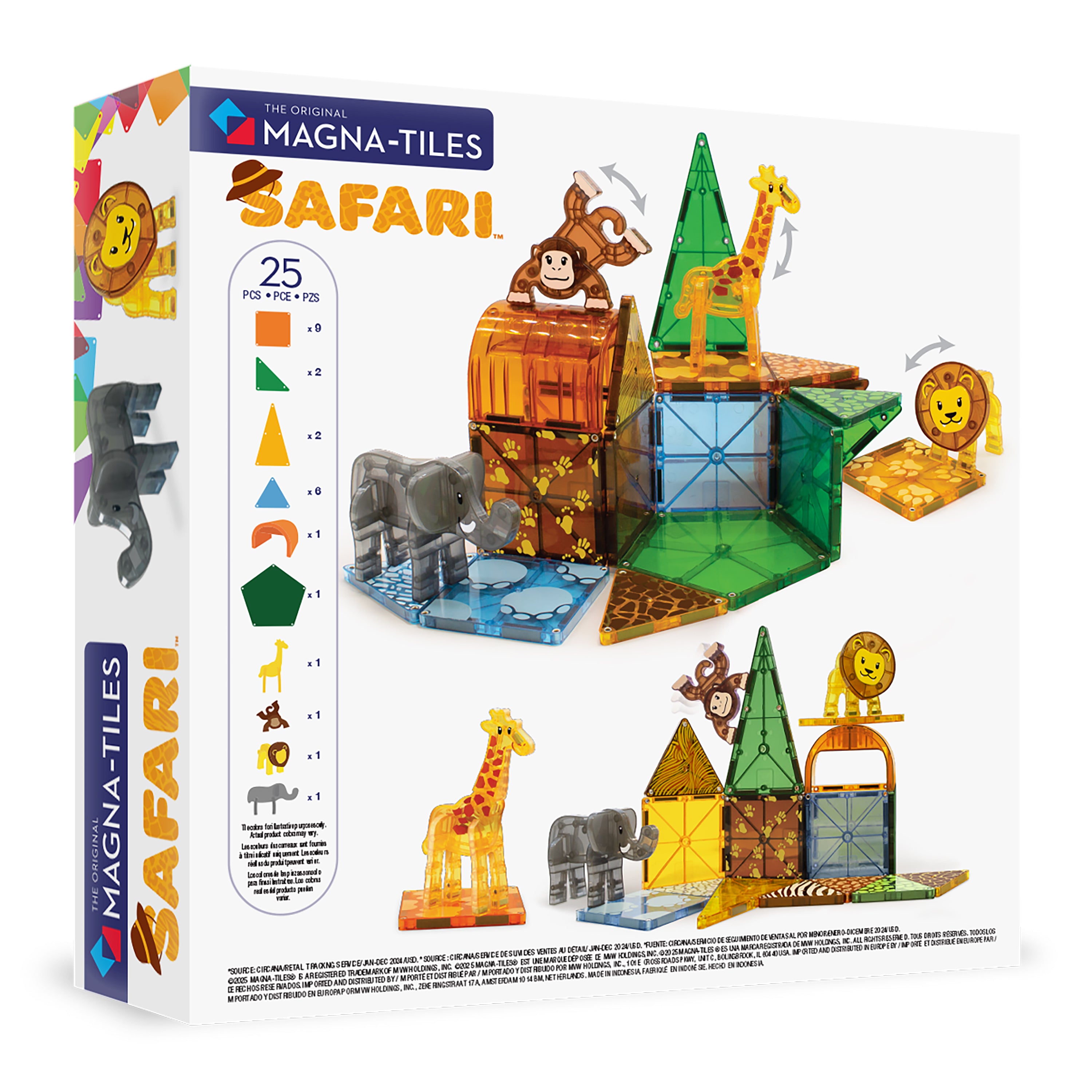 magna-tiles-safari-25-teiliges-magnetbauset-mit-tieren image 6