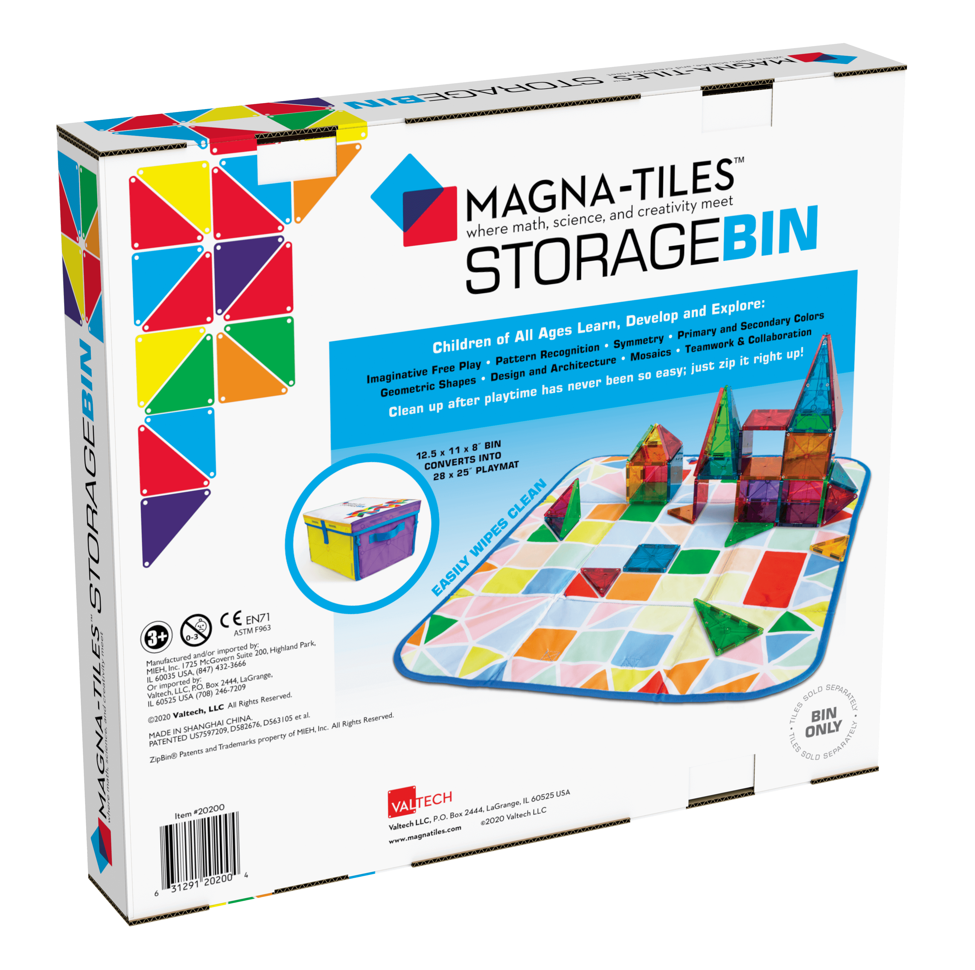 magna-tiles-aufbewahrungsbox-mit-interaktiver-spielmatte-f-r-bis-zu-300-teile image 6
