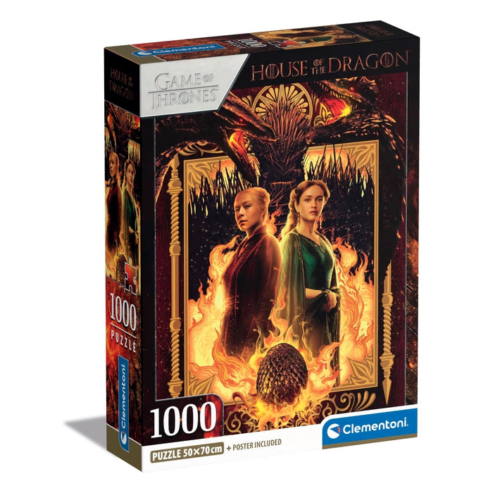 clementoni-house-of-the-dragon-puzzle-1000-teile-70-x-50-cm image 1
