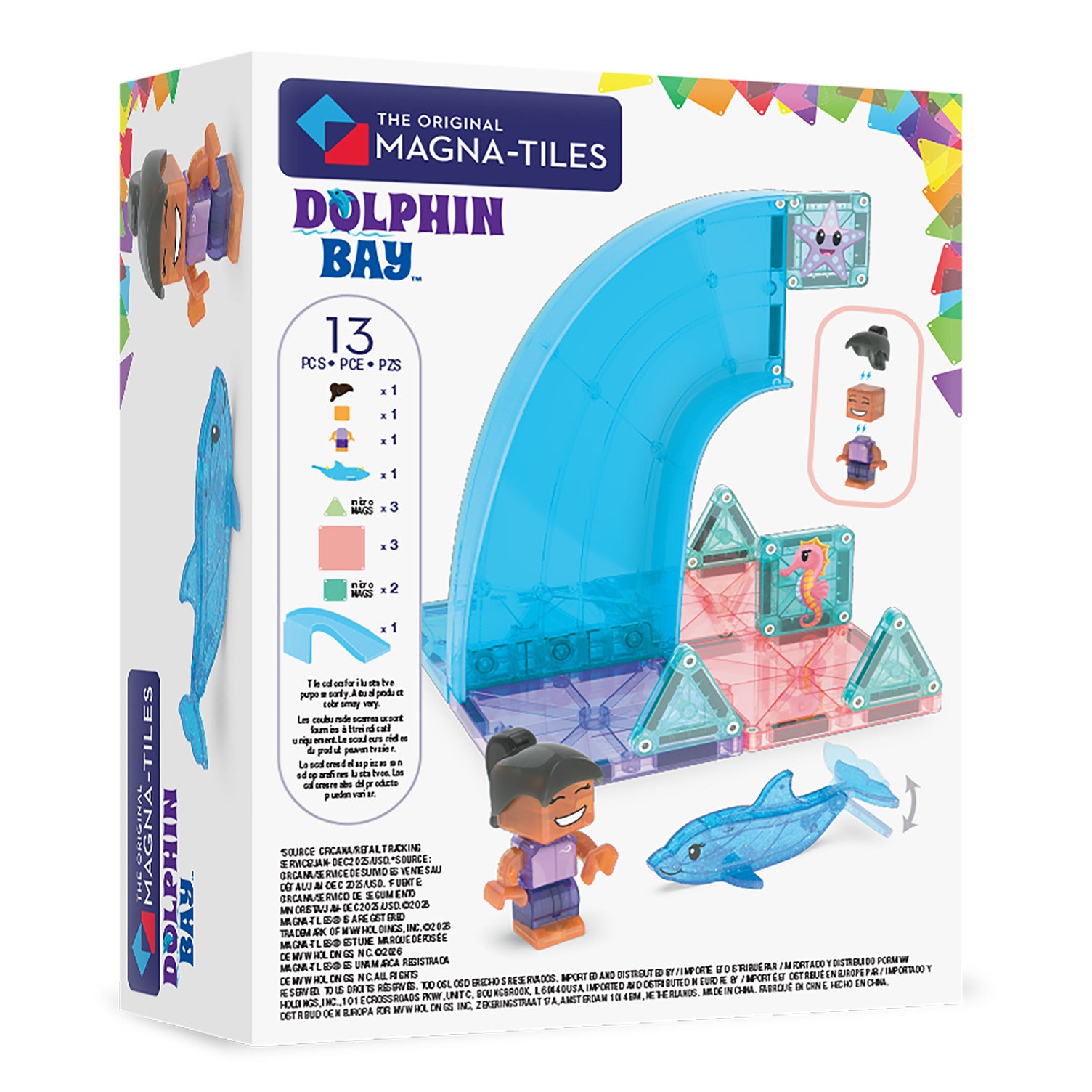 magna-tiles-dolphin-bay-13-teiliges-magnetisches-konstruktionsspiel image 7