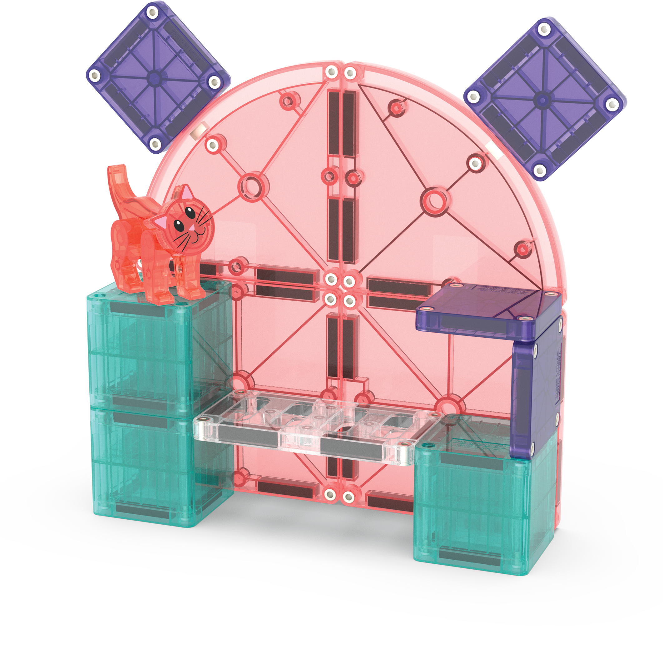 magna-tiles-cat-tree-13-teile-magnetisches-katzen-bauset-mit-micromags image 5