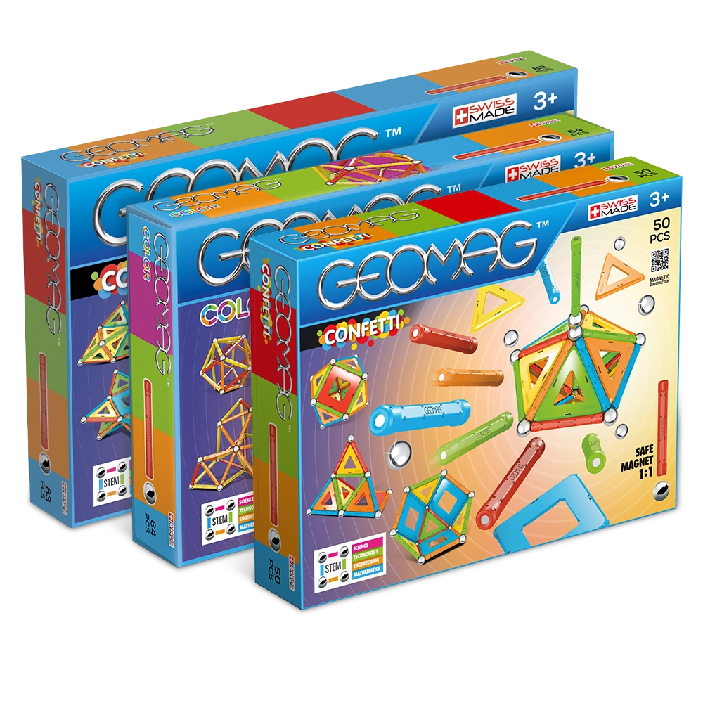 geomag-classic-bundle-confetti-6-magnetisches-konstruktionsspiel image 1