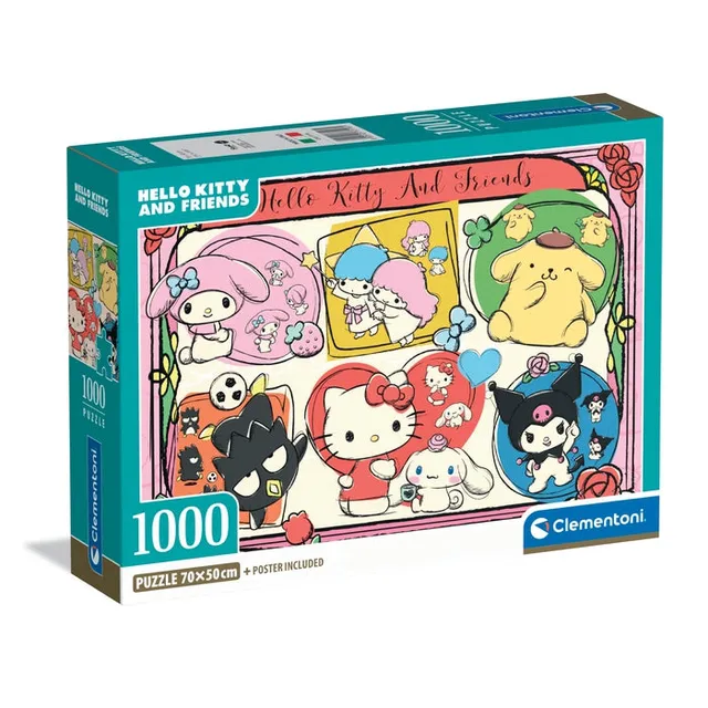 clementoni-puzzle-hello-kitty-1000-teile-70-x-50-cm image 1