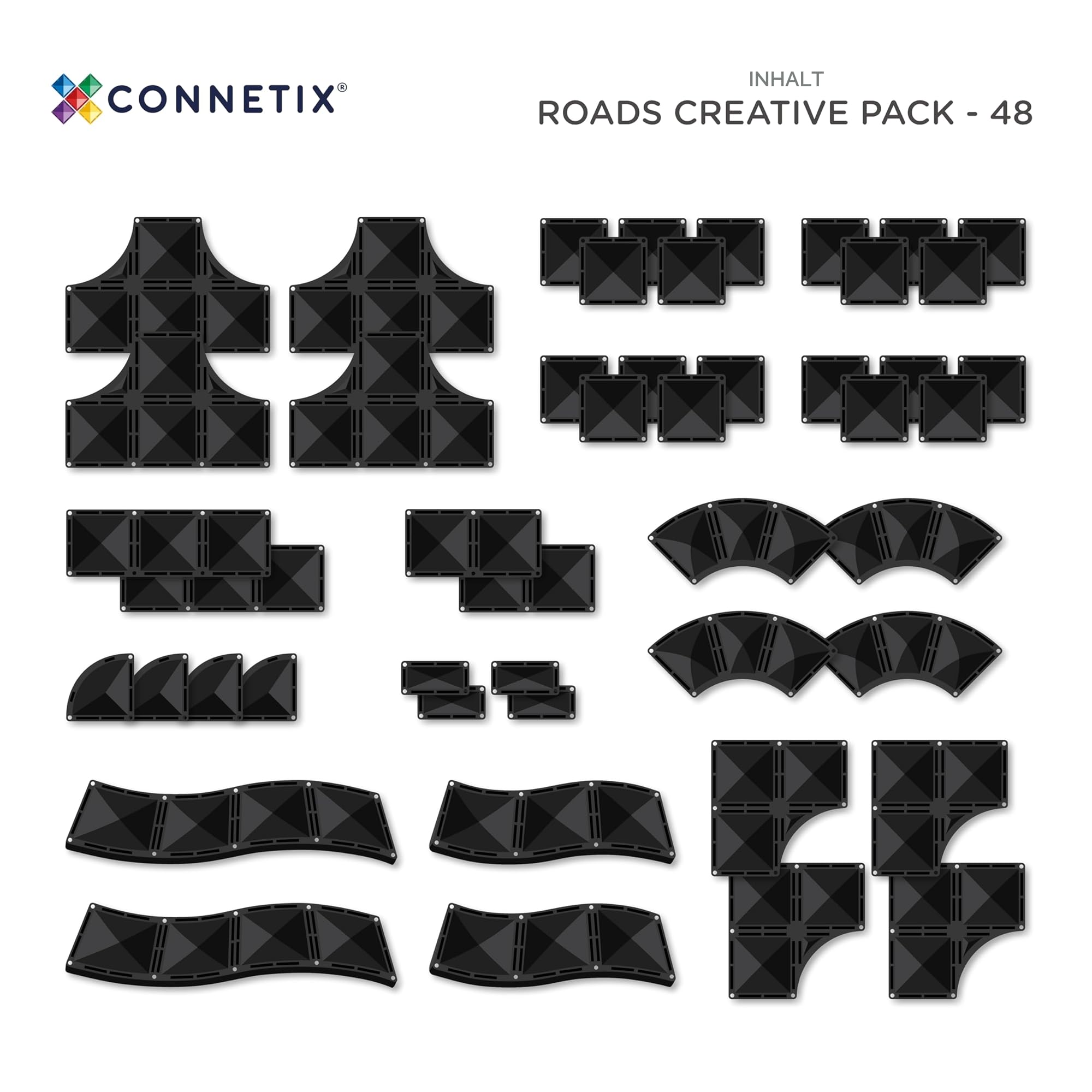 connetix-magnetbausteine-stra-en-kreativpaket-48-st-ck image 7