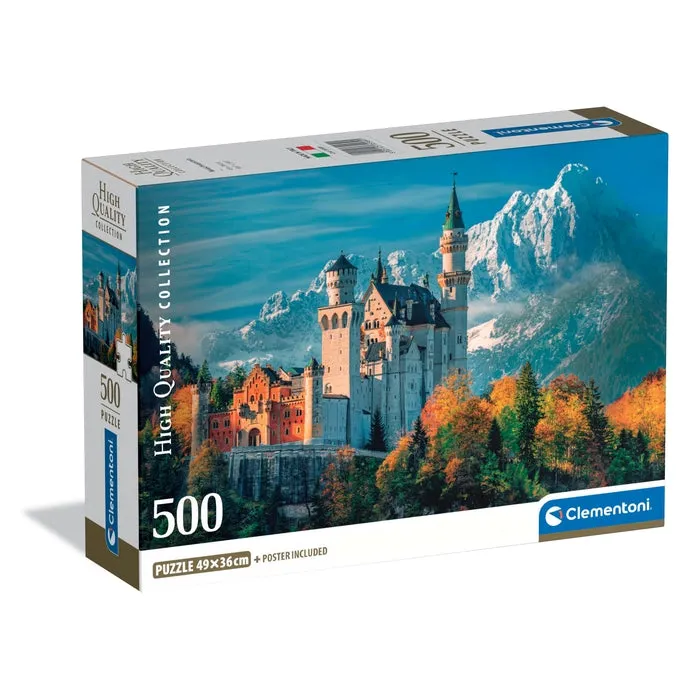 clementoni-neuschwanstein-castle-puzzle-500-teile image 1