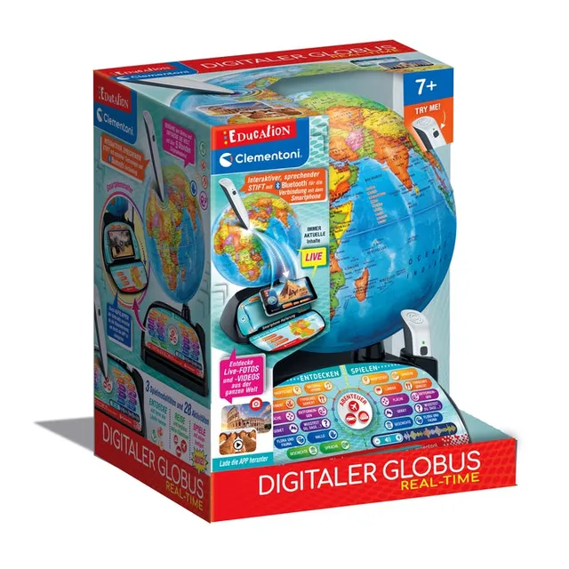 clementoni-scienza-e-gioco-lab-digitaler-globus-real-time-mit-app image 1