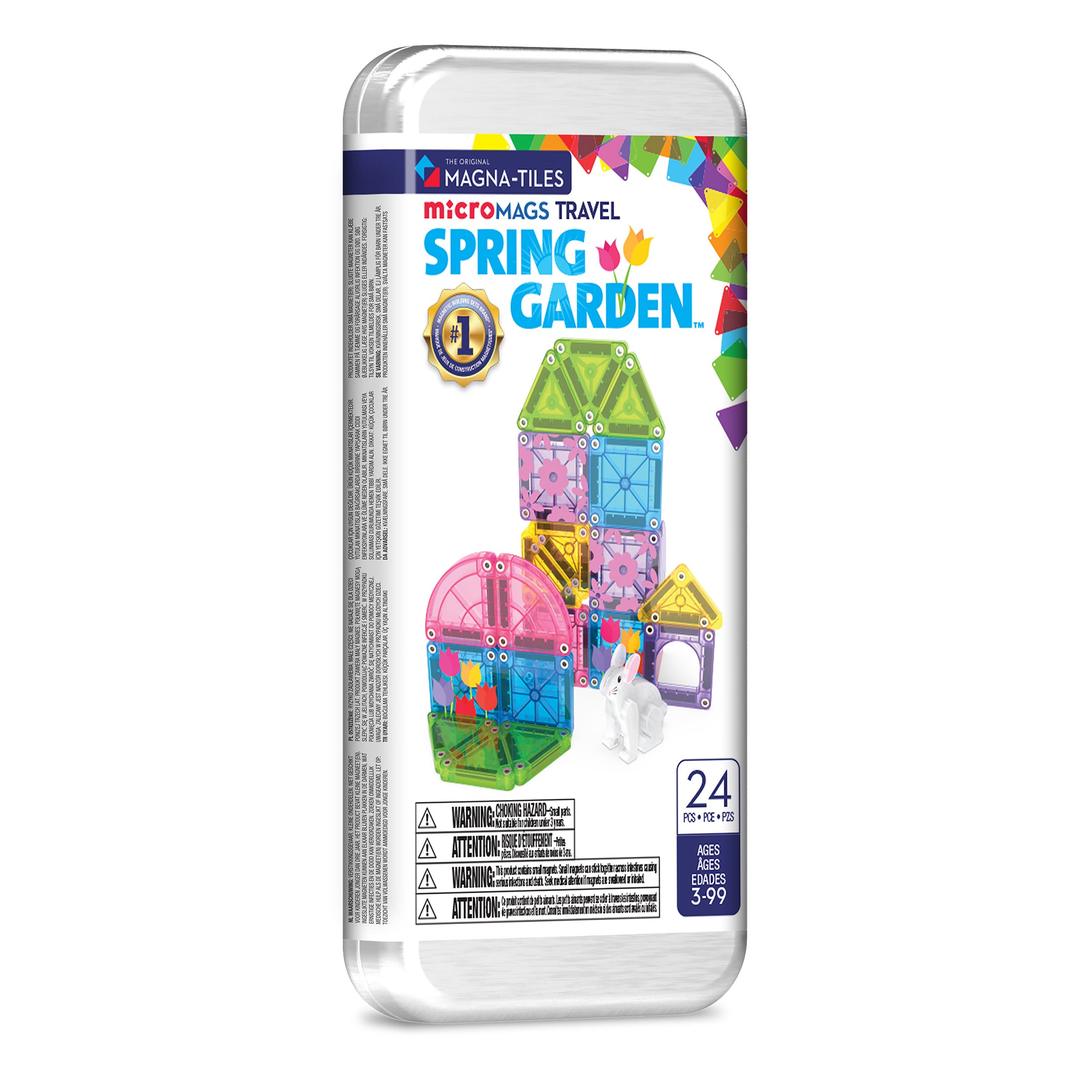 magna-tiles-micromags-spring-garden-24-teiliges-reise-set image 1
