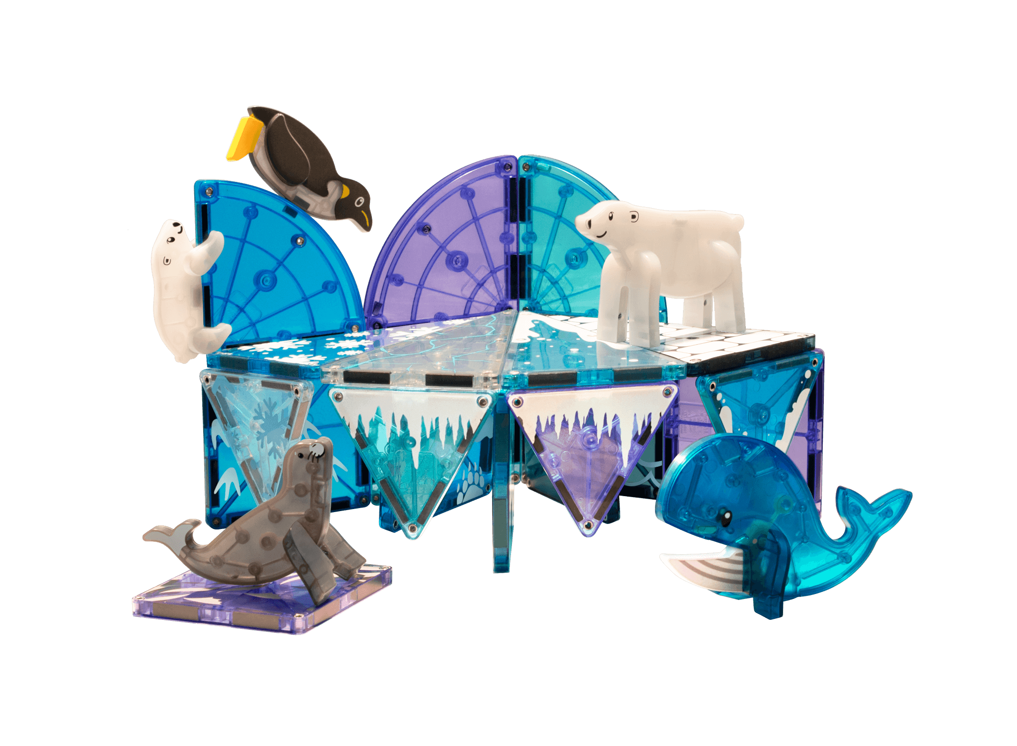 magna-tiles-arctic-25-teiliges-set-magnetisches-tier-konstruktionsspiel image 5