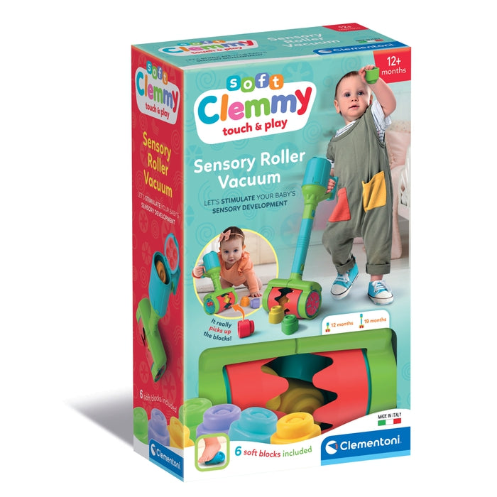 clementoni-clemmy-sensorischer-staubsauger-spielzeug-mit-5-weichen-bausteinen-f- image 2
