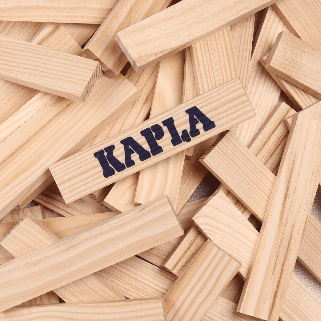 kapla-holzbaukasten-280-steine-in-holzkiste-mit-kunstbuch-konstruktionsspiel image 4
