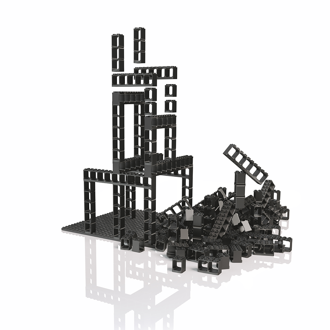 hubelino-pi-construction-set-m-78-pcs-kugelbahn-bauset-78-teilig image 3