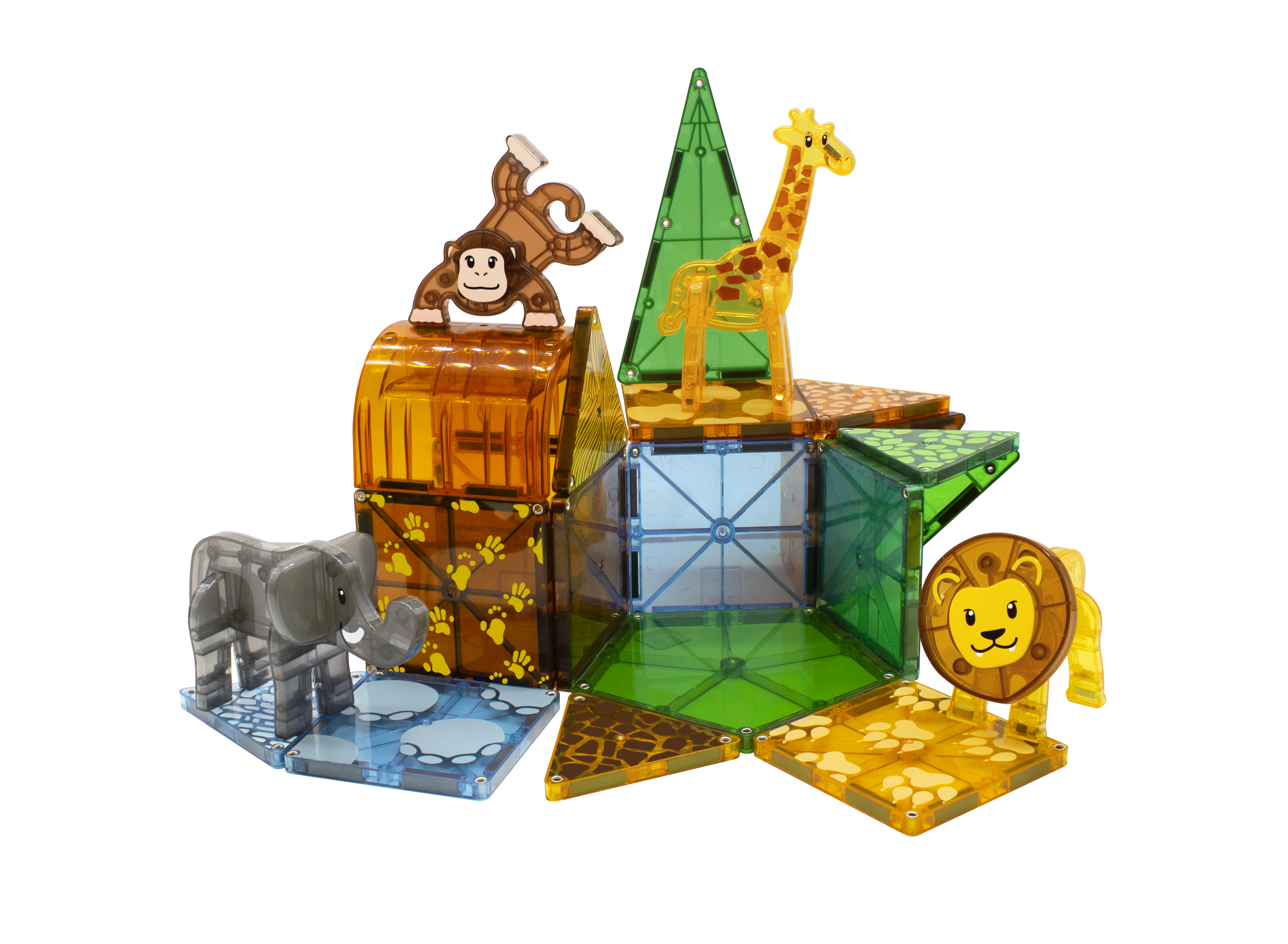 magna-tiles-safari-25-teiliges-magnetbauset-mit-tieren image 4