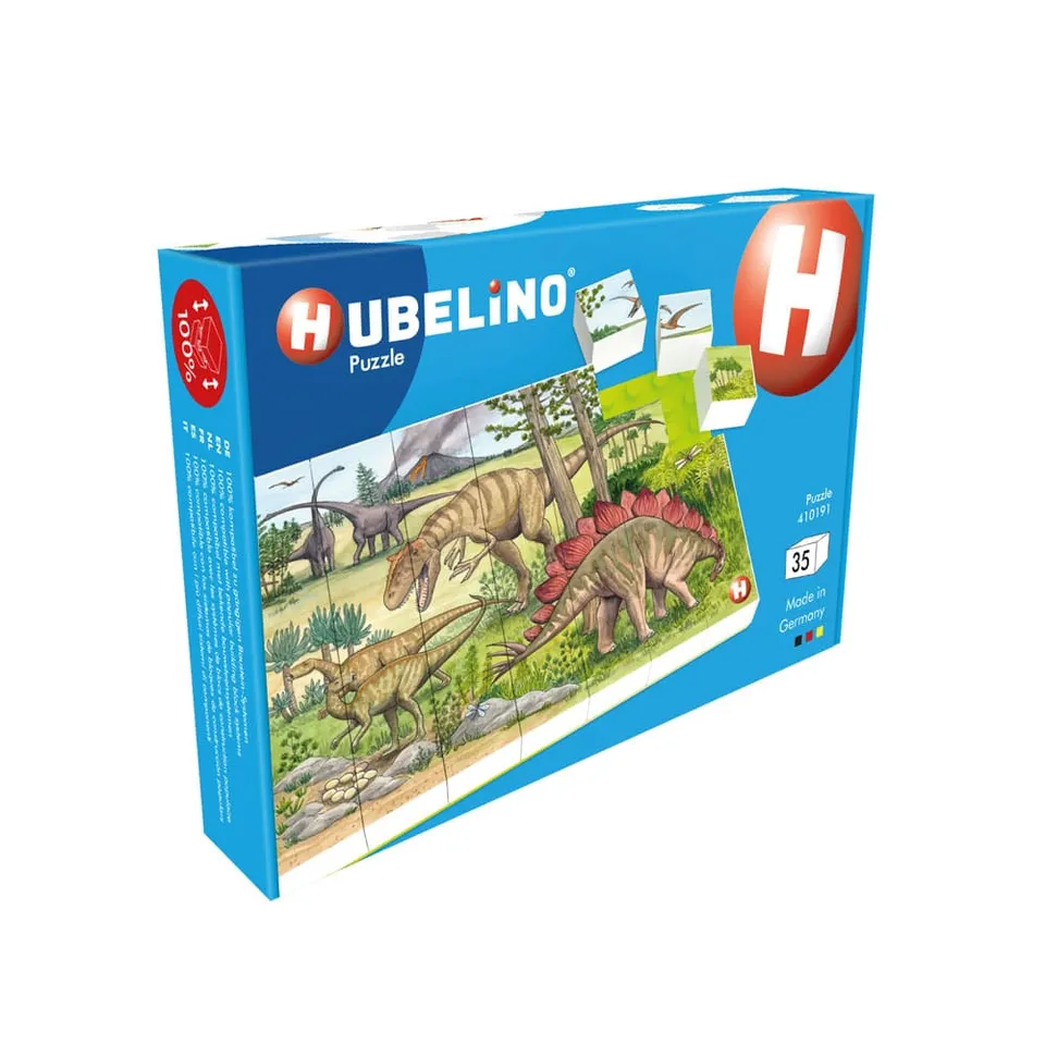 hubelino-puzzle-welt-der-dinosaurier-35-teilig-mit-grundplatte image 1