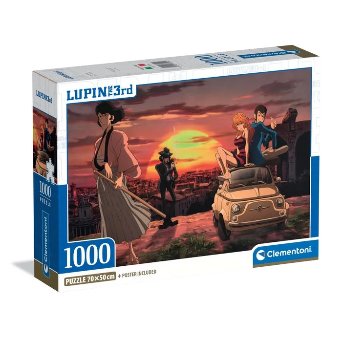 clementoni-lupin-iii-puzzle-1000-teile-70-x-50-cm-anime-2 image 1