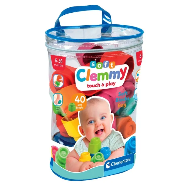 clementoni-clemmy-bausteine-im-beutel-40-st-ck-baby-steine image 1