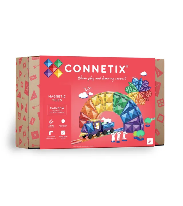 connetix-magnetbausteine-regenbogen-mega-pack-212-st-ck image 1