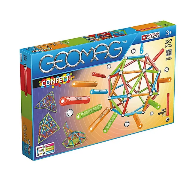 geomag-classic-confetti-127-pcs-magnet-konstruktionsset image 1