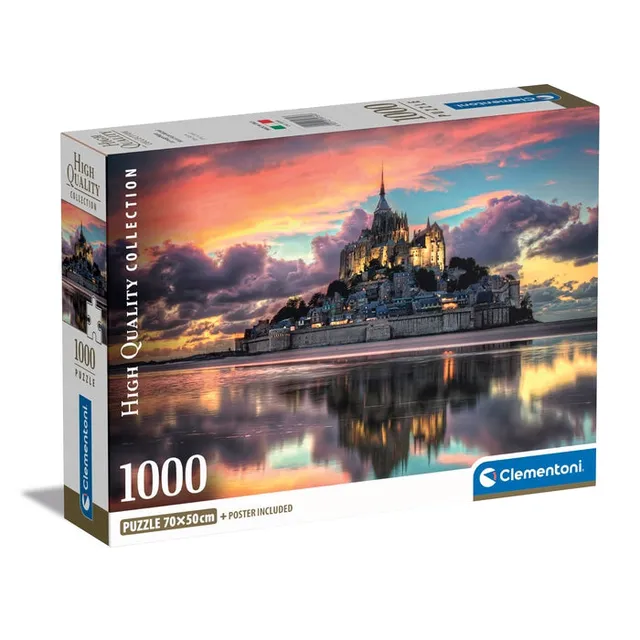 clementoni-le-magnifique-mont-saint-puzzle-1000-teile-70-x-50-cm-panorama image 1