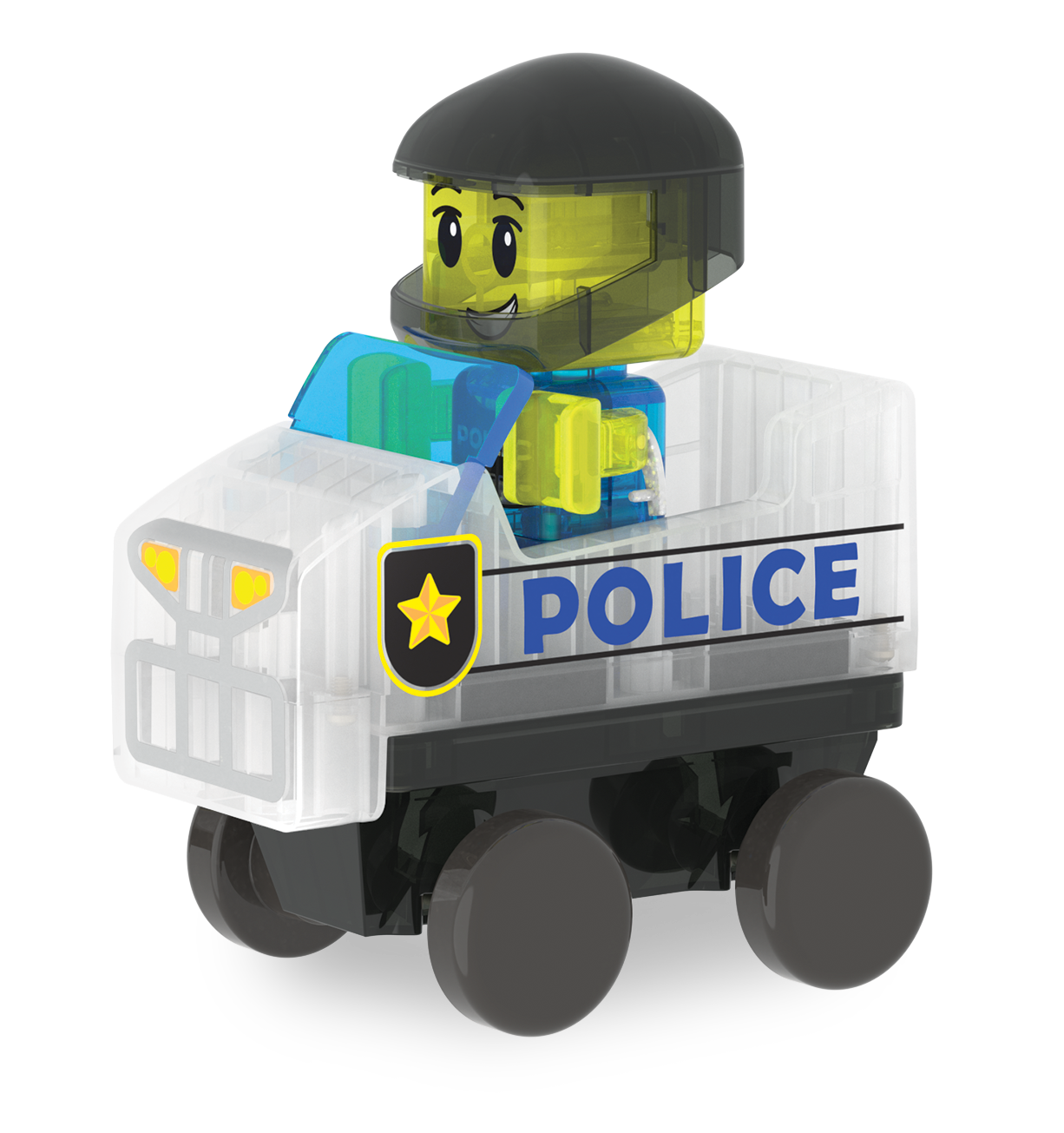 magna-tiles-police-patrol-20-teile-set-magnetisches-polizeiauto-bauset image 7
