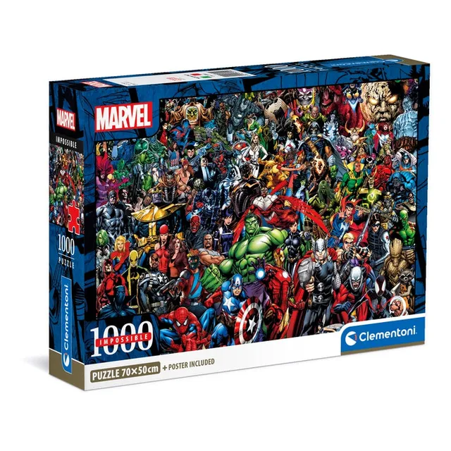 clementoni-marvel-impossible-puzzle-1000-teile-70-x-50-cm image 1