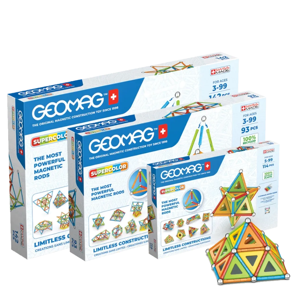 geomag-classic-supercolor-recycled-magnetbaukasten-bundle-mit-3-schachteln image 1