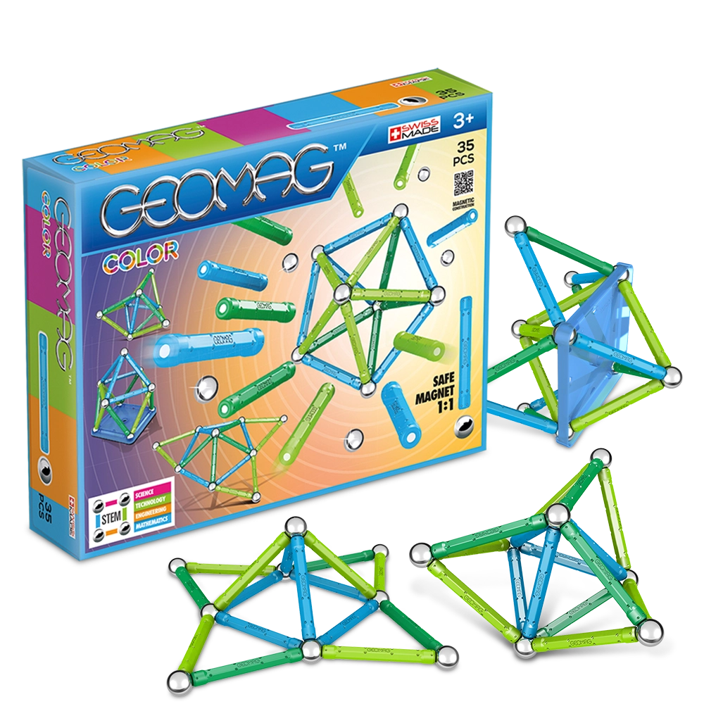 geomag-color-261-35pcs-magnetisches-classic-bau-konstruktionsspiel image 1