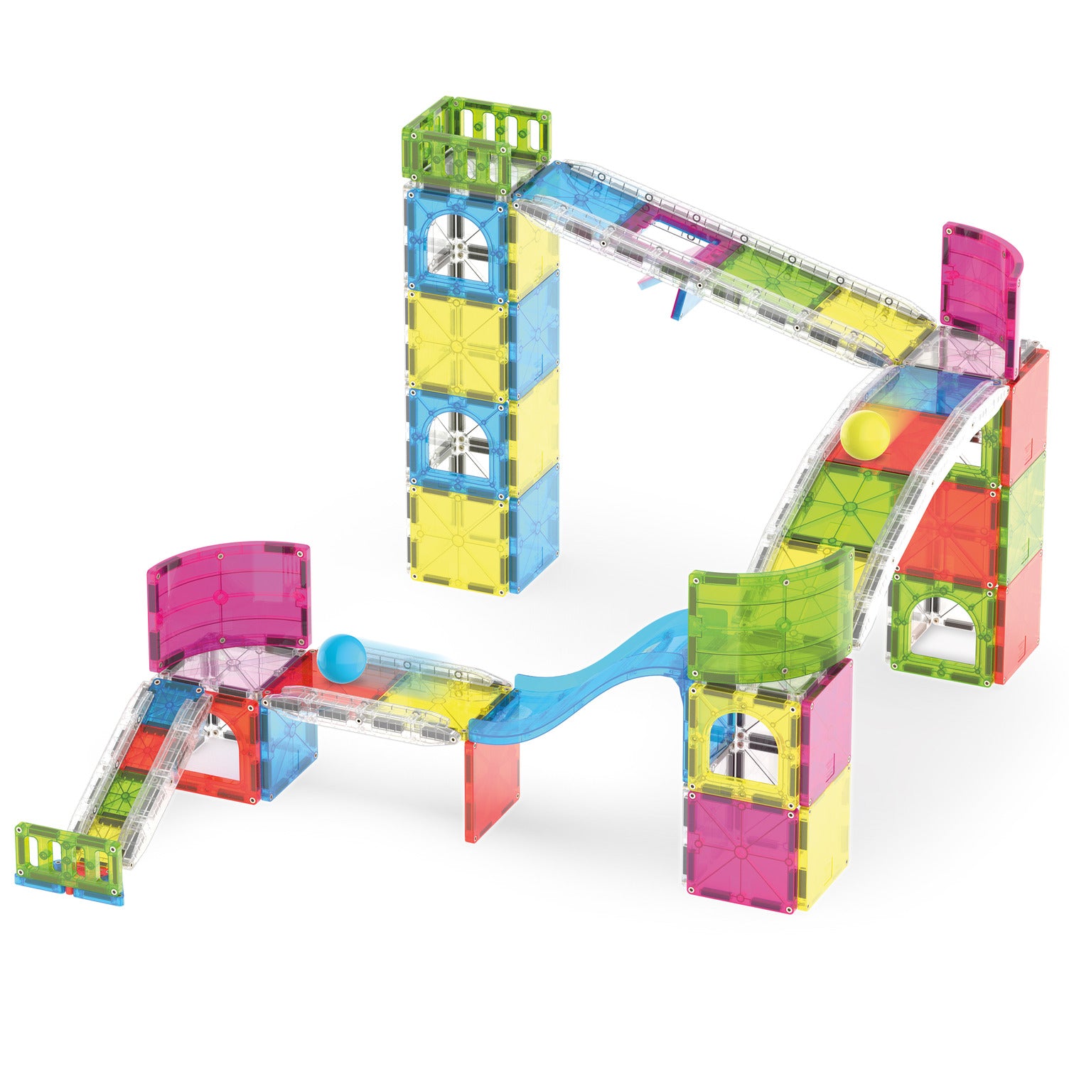 magna-tiles-rail-racers-max-80-teiliges-kugelbahn-set image 4